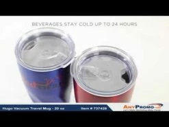 Promotional Hugo Vacuum Travel Mug - 20 Oz