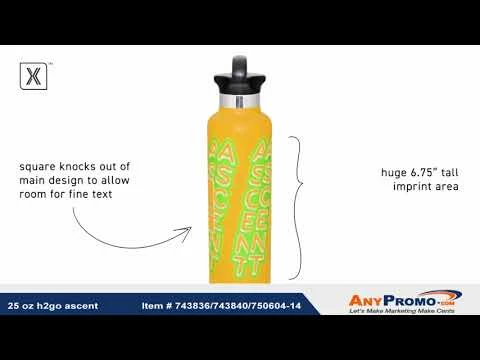 Promotional 24 Oz H2go Ascent - Powder - Matte Navy 3 Promotional 24 Oz H2go Ascent - Powder - Matte Navy