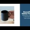 Promotional 12 Oz C-Handle Ceramic Mug - Matte Black -cup shop hqdefault 8
