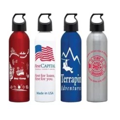 Promotional 24 Oz USA Made Aluminum Bottle - BPA Free