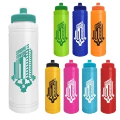 Promotional Slim Line - 25 Oz Water Bottle With Push-Pull Lid