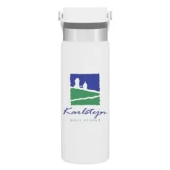 Promotional 25 Oz H2go Realm - Matte White