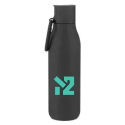 Promotional 25 Oz Larq Flip Top Bottle - Obsidian Black