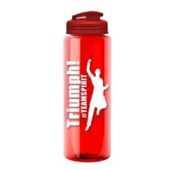 Promotional The Guzzler - 32 Oz Transparent Bottle With USA Flip Lid -cup shop v1 251