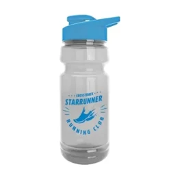 Promotional The Trainer - 24 Oz Transparent Water Bottle With Drink-Thru Lid -cup shop v1 254