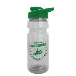Promotional The Trainer - 24 Oz Transparent Water Bottle With Drink-Thru Lid -cup shop v1 255