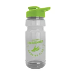 Promotional The Trainer - 24 Oz Transparent Water Bottle With Drink-Thru Lid -cup shop v1 256