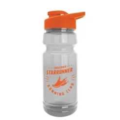 Promotional The Trainer - 24 Oz Transparent Water Bottle With Drink-Thru Lid -cup shop v1 258