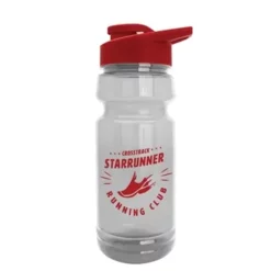 Promotional The Trainer - 24 Oz Transparent Water Bottle With Drink-Thru Lid -cup shop v1 260