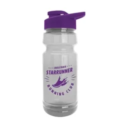 Promotional The Trainer - 24 Oz Transparent Water Bottle With Drink-Thru Lid -cup shop v1 262
