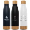 Promotional Ibiza Bamboo - 22 Oz Double-Wall Stainless Bottle - Laser
