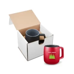 Prime Promotional 15 Oz Geo Square Handle Ceramic Mug In Mailer -cup shop v1 437