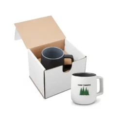 Prime Promotional 15 Oz Geo Square Handle Ceramic Mug In Mailer -cup shop v1 438