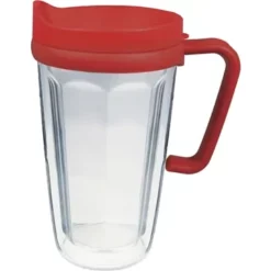 Promotional 16 Oz Thermal Travel Mug With Decal - Plastic -cup shop v1 451