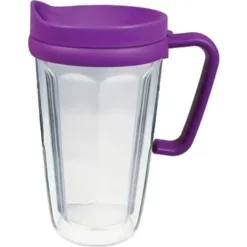 Promotional 16 Oz Thermal Travel Mug With Decal - Plastic -cup shop v1 459