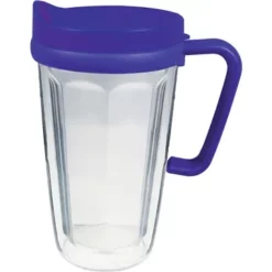 Promotional 16 Oz Thermal Travel Mug With Decal - Plastic -cup shop v1 461