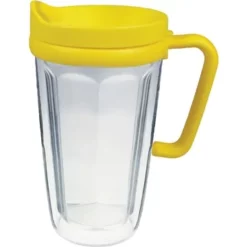 Promotional 16 Oz Thermal Travel Mug With Decal - Plastic -cup shop v1 463