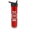 Promotional The Chiller 16 Oz Double Wall Insulated Bottle With Flip Straw Lid -cup shop v10 10