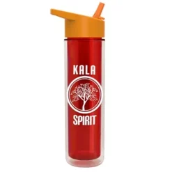 Promotional The Chiller 16 Oz Double Wall Insulated Bottle With Flip Straw Lid -cup shop v10 15
