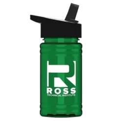 Promotional UpCycle - Mini 16 Oz RPET Sports Bottle With Flip Straw Lid -cup shop v11 13