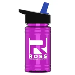 Promotional UpCycle - Mini 16 Oz RPET Sports Bottle With Flip Straw Lid -cup shop v11 21