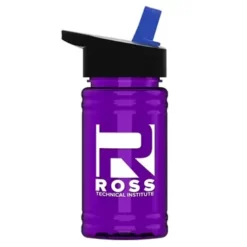 Promotional UpCycle - Mini 16 Oz RPET Sports Bottle With Flip Straw Lid -cup shop v11 24