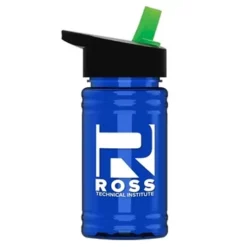 Promotional UpCycle - Mini 16 Oz RPET Sports Bottle With Flip Straw Lid -cup shop v11 26