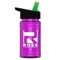 Promotional UpCycle - Mini 16 Oz RPET Sports Bottle With Flip Straw Lid -cup shop v11 28