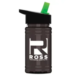 Promotional UpCycle - Mini 16 Oz RPET Sports Bottle With Flip Straw Lid -cup shop v11 30
