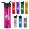 Promotional 24 Oz Slim Fit Water Bottles With Flip Straw Lid -cup shop v12 13