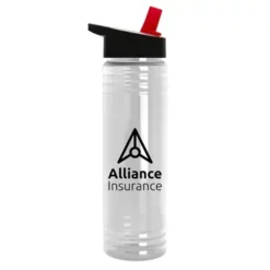 Promotional 24 Oz Slim Fit Water Bottles With Flip Straw Lid -cup shop v12 17