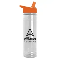 Promotional 24 Oz Slim Fit Water Bottles With Flip Straw Lid -cup shop v12 19
