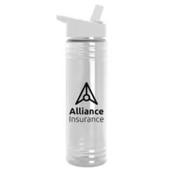 Promotional 24 Oz Slim Fit Water Bottles With Flip Straw Lid -cup shop v12 23