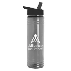 Promotional 24 Oz Slim Fit Water Bottles With Flip Straw Lid -cup shop v12 24