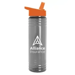 Promotional 24 Oz Slim Fit Water Bottles With Flip Straw Lid -cup shop v12 29