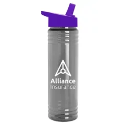 Promotional 24 Oz Slim Fit Water Bottles With Flip Straw Lid -cup shop v12 32