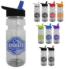 Promotional The Trainer - 24 Oz Clear Sports Bottle With Flip Straw Lid -cup shop v2 124