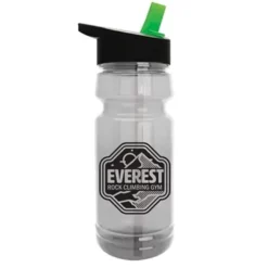 Promotional The Trainer - 24 Oz Clear Sports Bottle With Flip Straw Lid -cup shop v2 127
