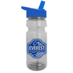 Promotional The Trainer - 24 Oz Clear Sports Bottle With Flip Straw Lid -cup shop v2 132
