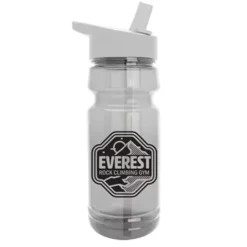 Promotional The Trainer - 24 Oz Clear Sports Bottle With Flip Straw Lid -cup shop v2 134