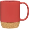 Promotional 13 Oz Beck Red Stoneware Mug -cup shop v2 224