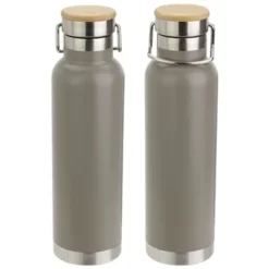 Promotional Cusano 22 Oz Vacuum Insulated Stainless Steel Bottle With Bamboo Cap -cup shop v2 3