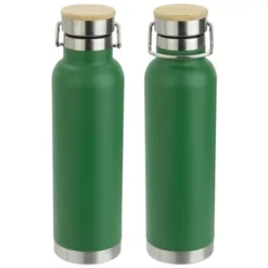 Promotional Cusano 22 Oz Vacuum Insulated Stainless Steel Bottle With Bamboo Cap -cup shop v2 4