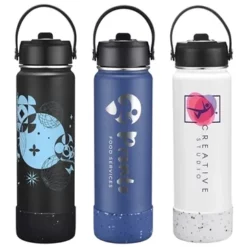 Promotional Volare 27 Oz Vacuum Insulated Bottle With Flip Top Spout