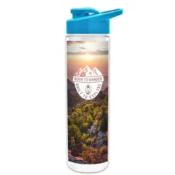 Promotional Full Color Wrap 16 Oz Insulated Bottle With Drink Thru Lid -cup shop v22 1