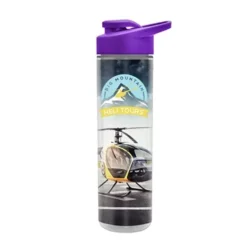 Promotional Full Color Wrap 16 Oz Insulated Bottle With Drink Thru Lid -cup shop v22 9