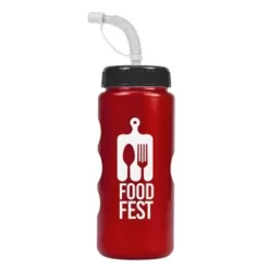 Promotional Mini Peak - 22 Oz Metalike Bottle With Straw Lid -cup shop v3 120