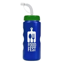 Promotional Mini Peak - 22 Oz Metalike Bottle With Straw Lid -cup shop v3 123