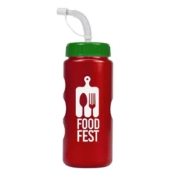 Promotional Mini Peak - 22 Oz Metalike Bottle With Straw Lid -cup shop v3 124