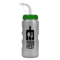 Promotional Mini Peak - 22 Oz Metalike Bottle With Straw Lid -cup shop v3 125